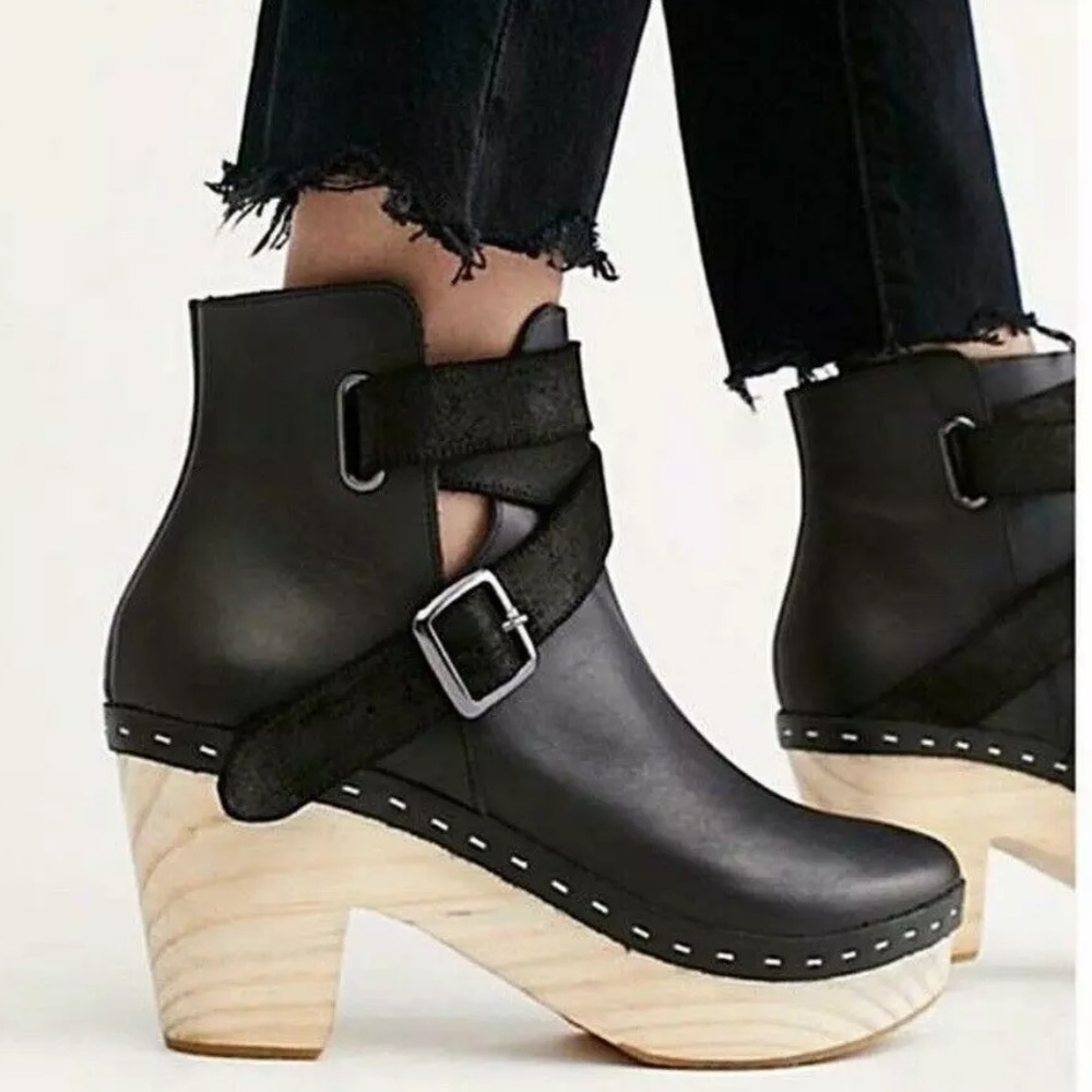Free People Bungalow Clog Boots